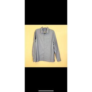 Lululemon Men's Light Blue Collared Button Down Shirt